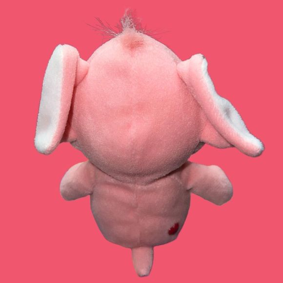 2004 Care Bear Cousins Collector Lotsa Heart Elephant Beanie Plush 8” - Picture 5 of 5